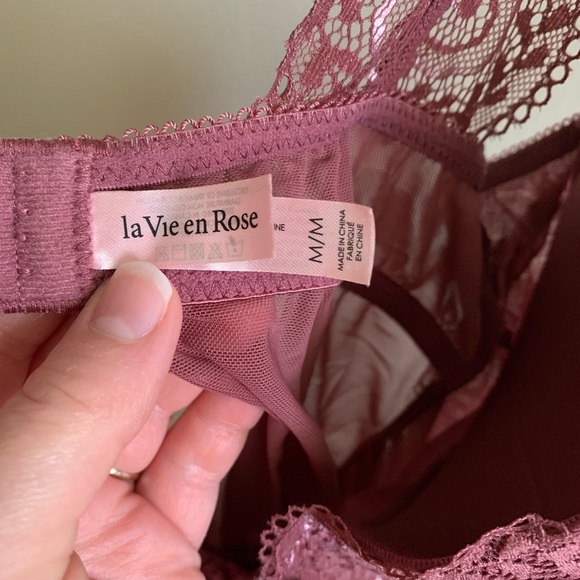 La Vie En Rose Dusty Rose Babydoll - Picture 2 of 5